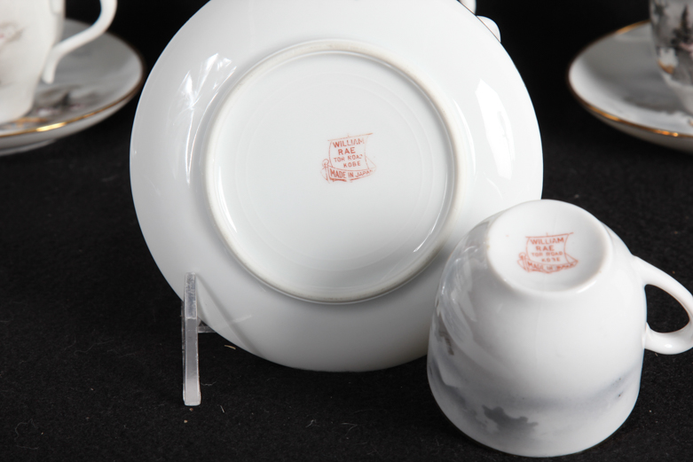 Vintage William Rae Tor Road Kobe Porcelain China Set