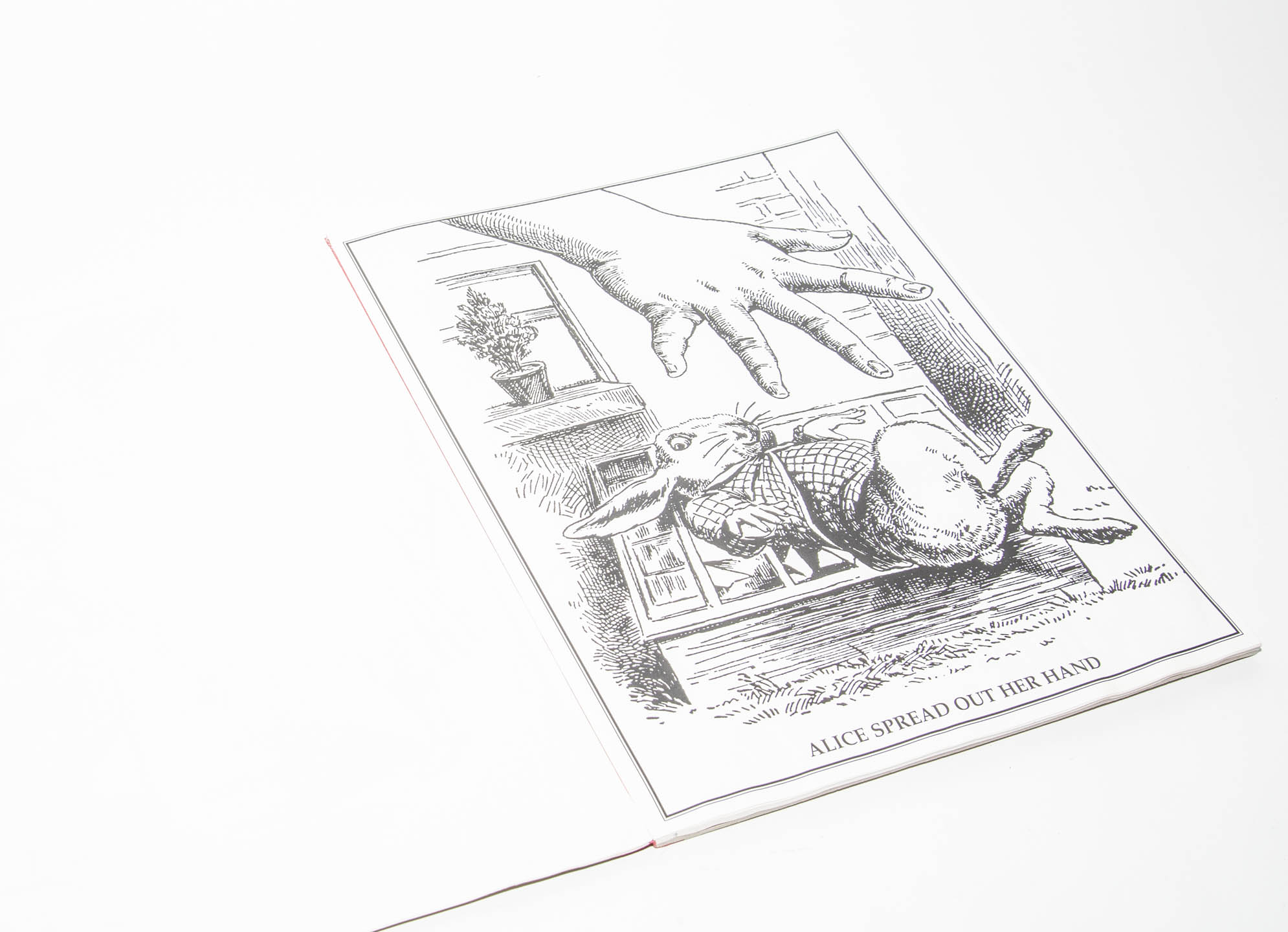 "Alice in Wonderland" Oversized Coloring Book by Roni Akmon