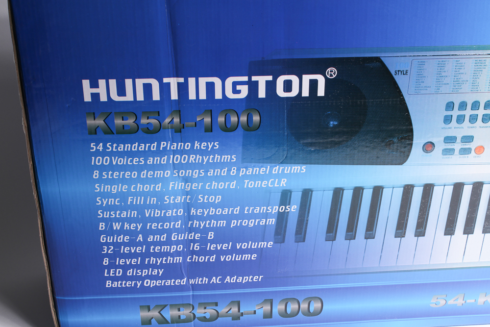 Huntington 54-Key Portable Electronic Keyboard Piano
