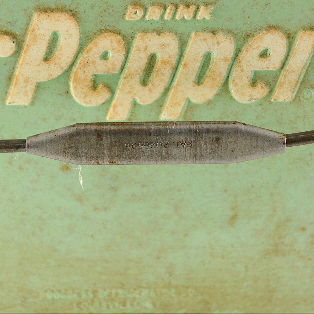 Vintage Dr. Pepper Portable Metal Cooler