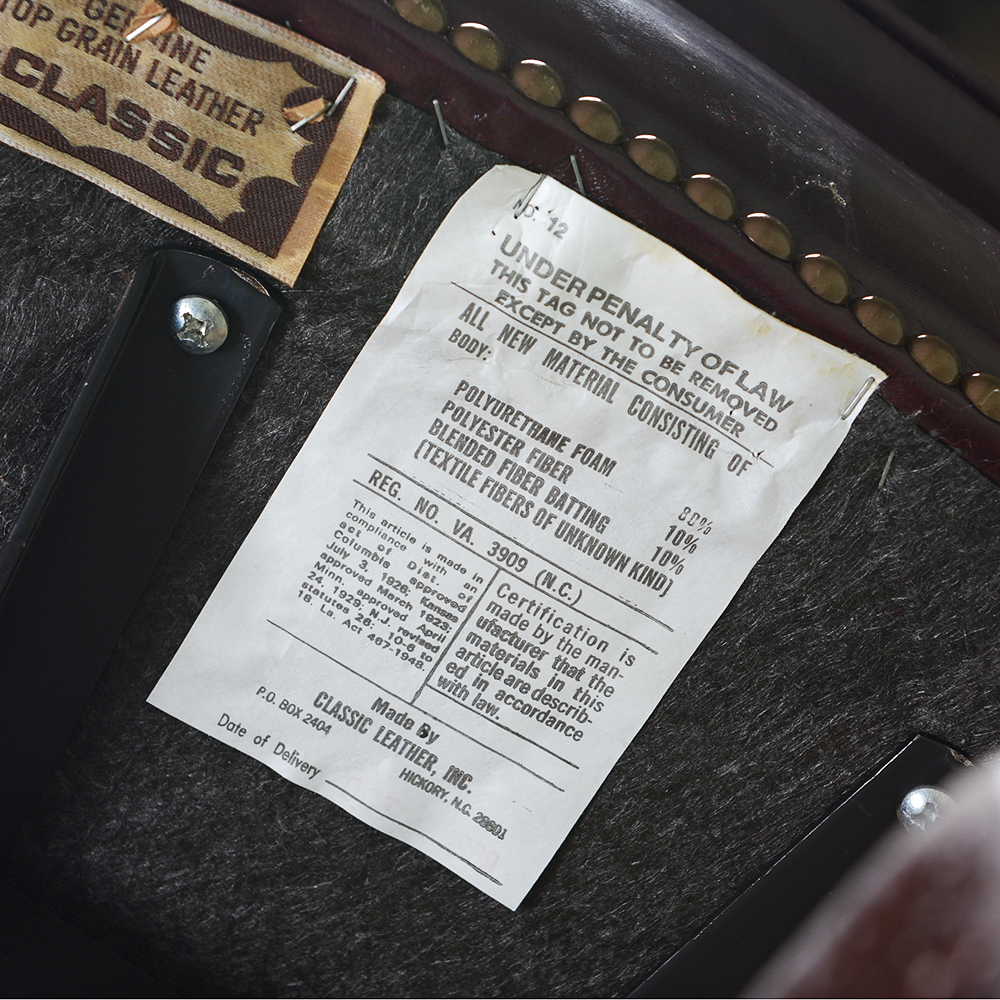 Burgundy Leather Executive Office Chair