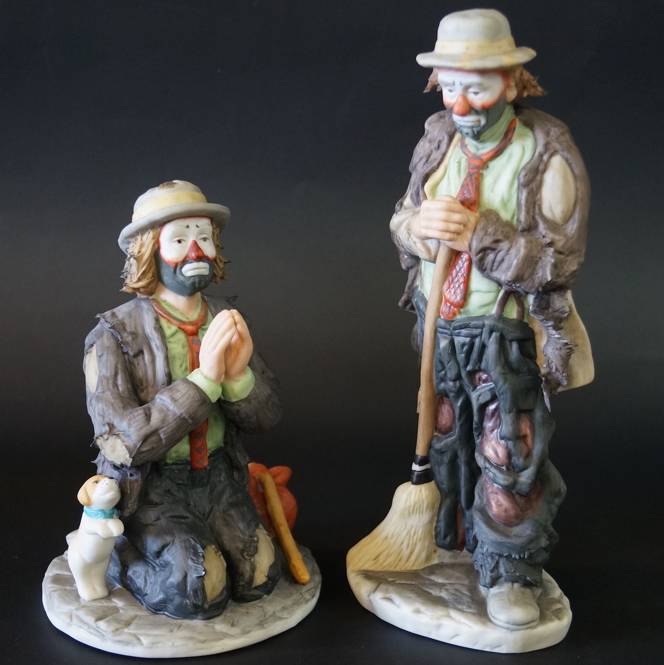 Emmett Kelly Jr. Collection Clown Figurines