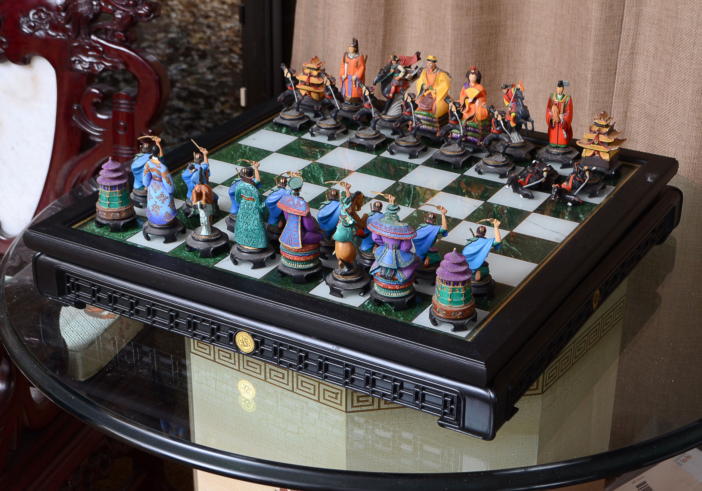Franklin Mint "Emperors of The Orient" Chess Set