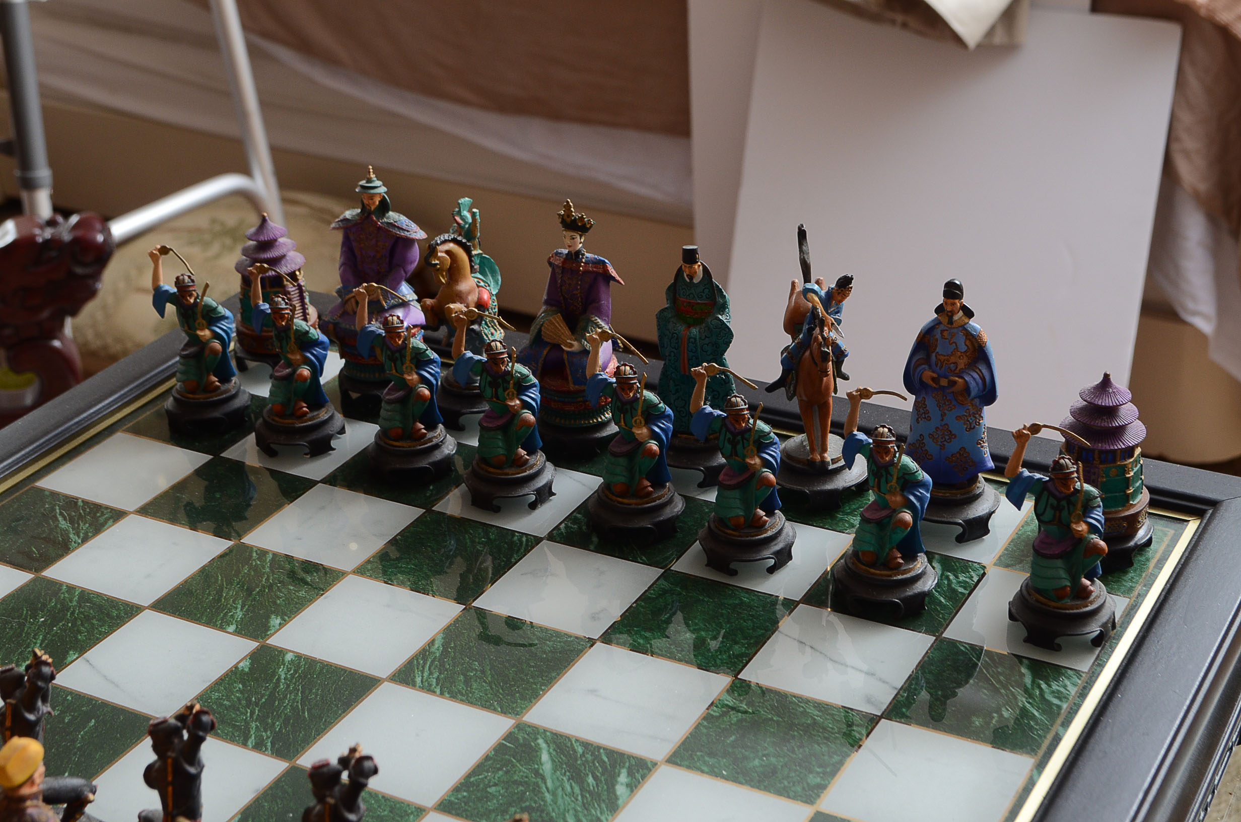 Franklin Mint "Emperors of The Orient" Chess Set