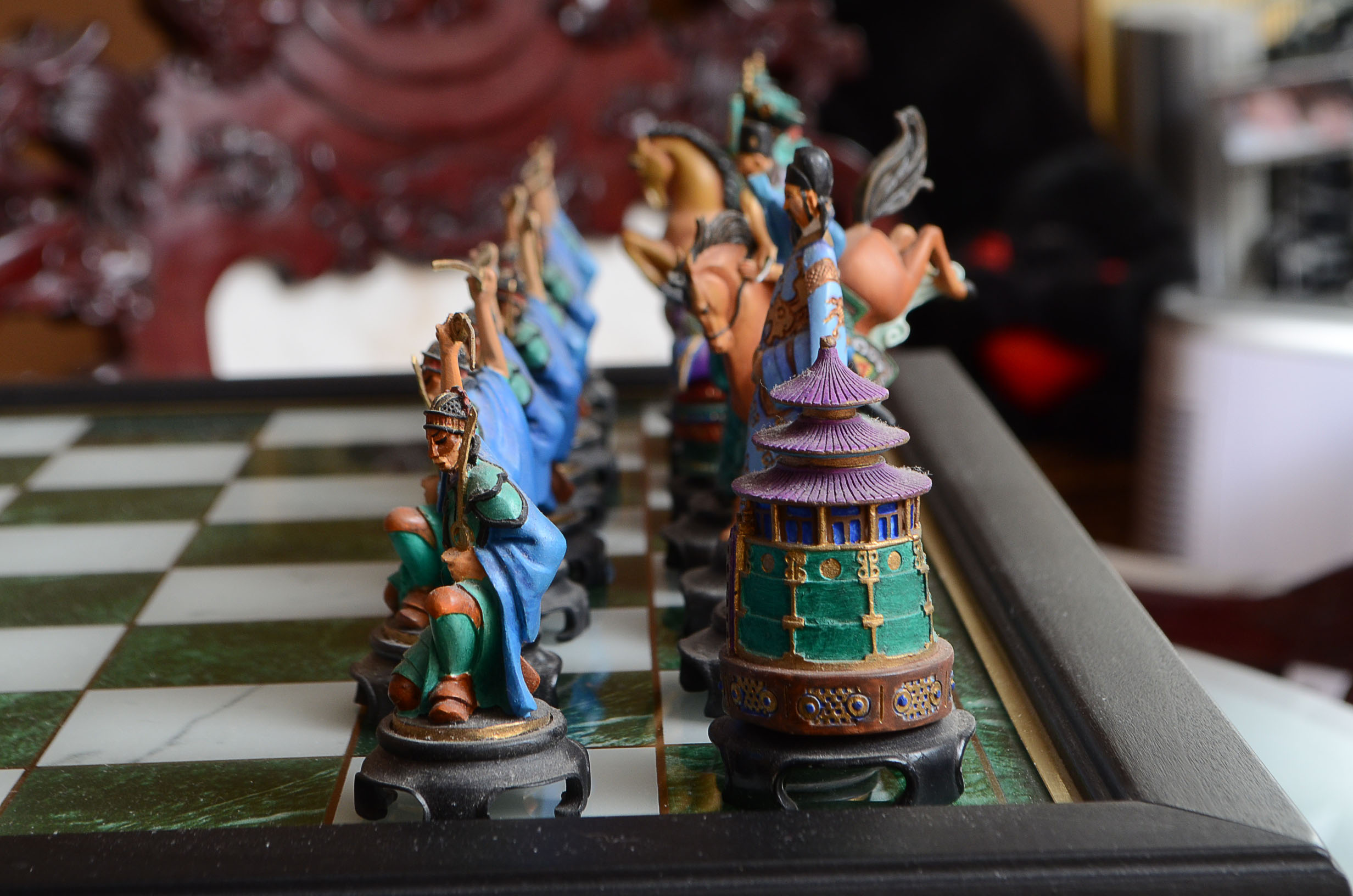 Franklin Mint "Emperors of The Orient" Chess Set