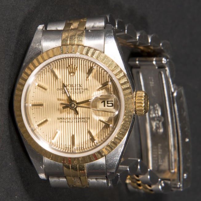 Rolex Women's Oyster Perpetual Two Tone Watch