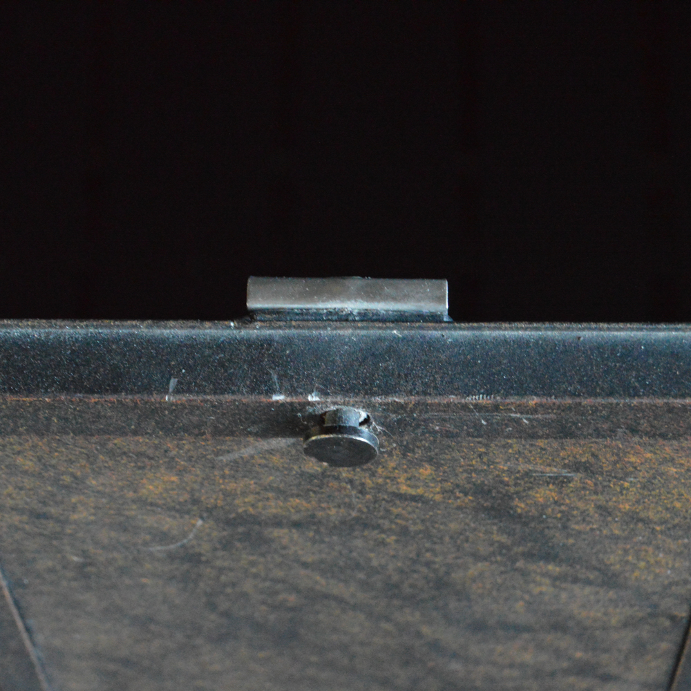 Large Outdoor Painted Metal Chest