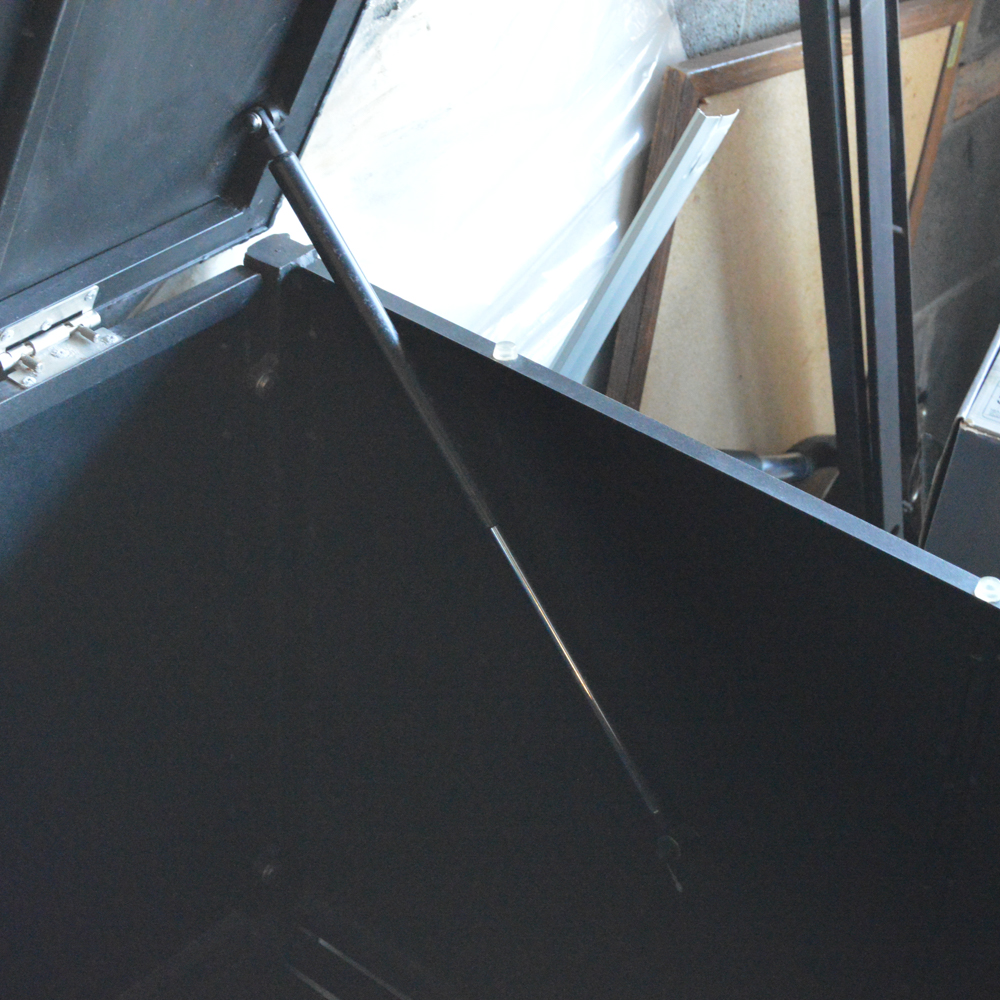 Large Outdoor Painted Metal Chest