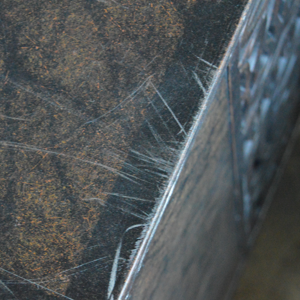 Large Outdoor Painted Metal Chest