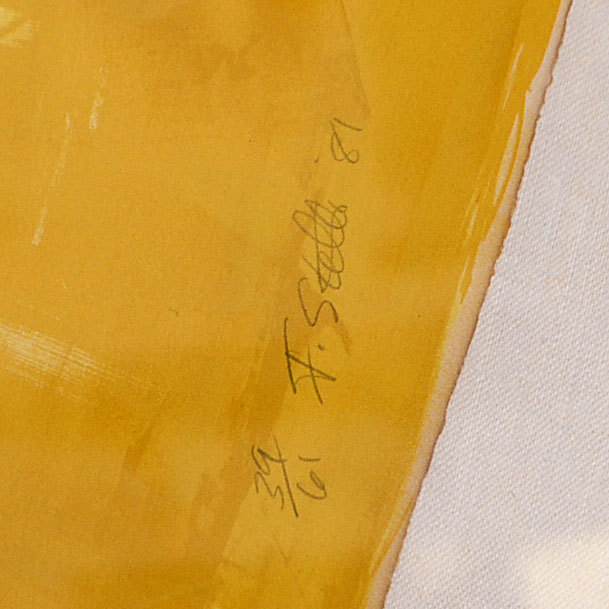 Frank Stella Signed Lithograph and Screenprint