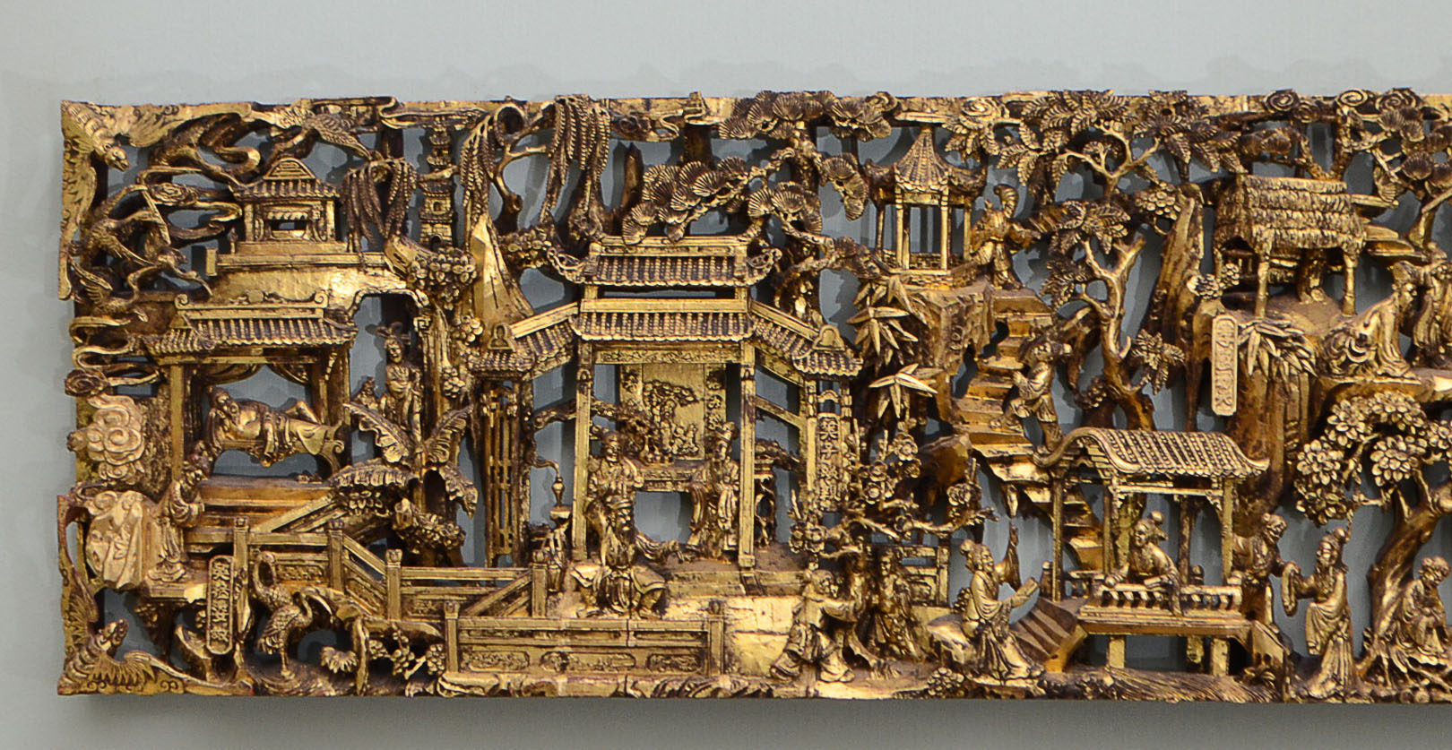 c.1880 Chinese Gilt Wood Sculpture