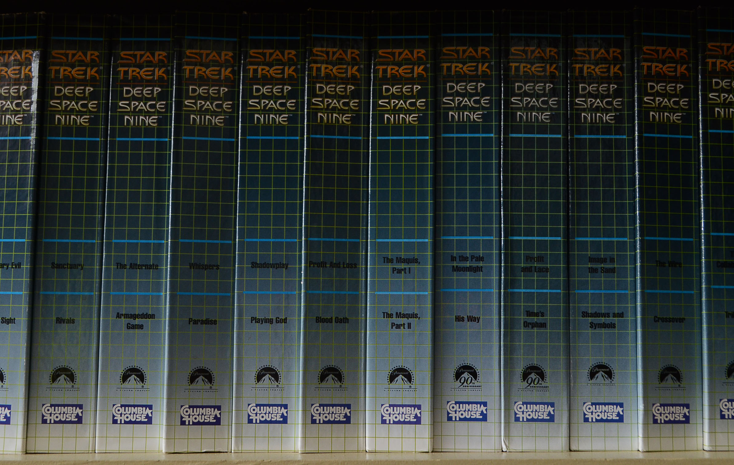 Collection of "Star Trek: Deep Space Nine" VHS Tapes