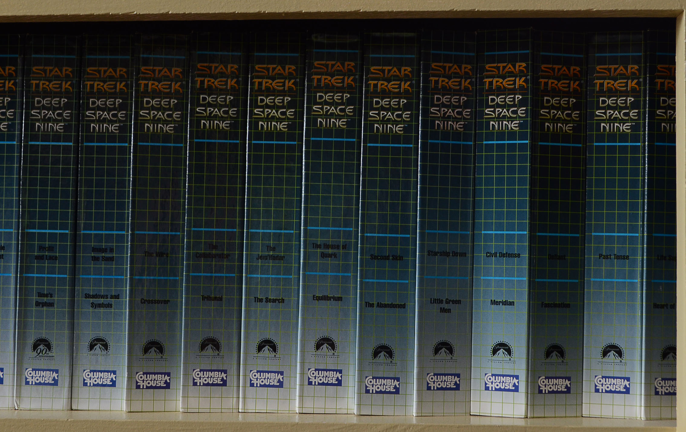 Collection of "Star Trek: Deep Space Nine" VHS Tapes