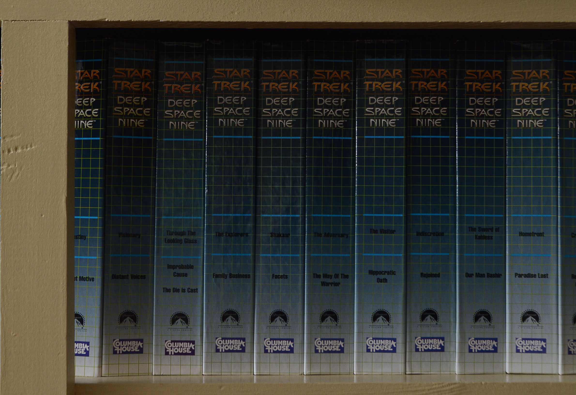 Collection of "Star Trek: Deep Space Nine" VHS Tapes