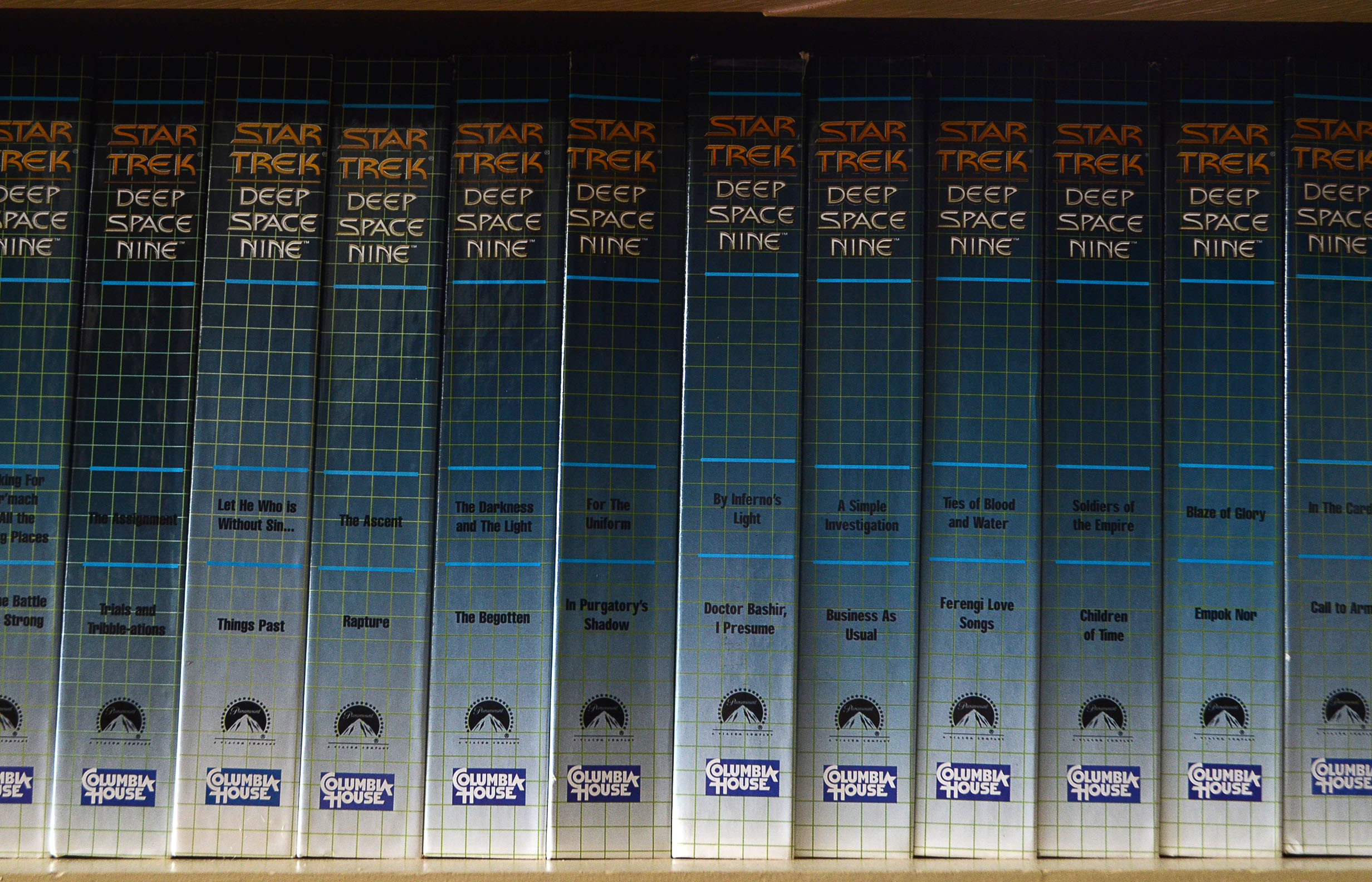 Collection of "Star Trek: Deep Space Nine" VHS Tapes