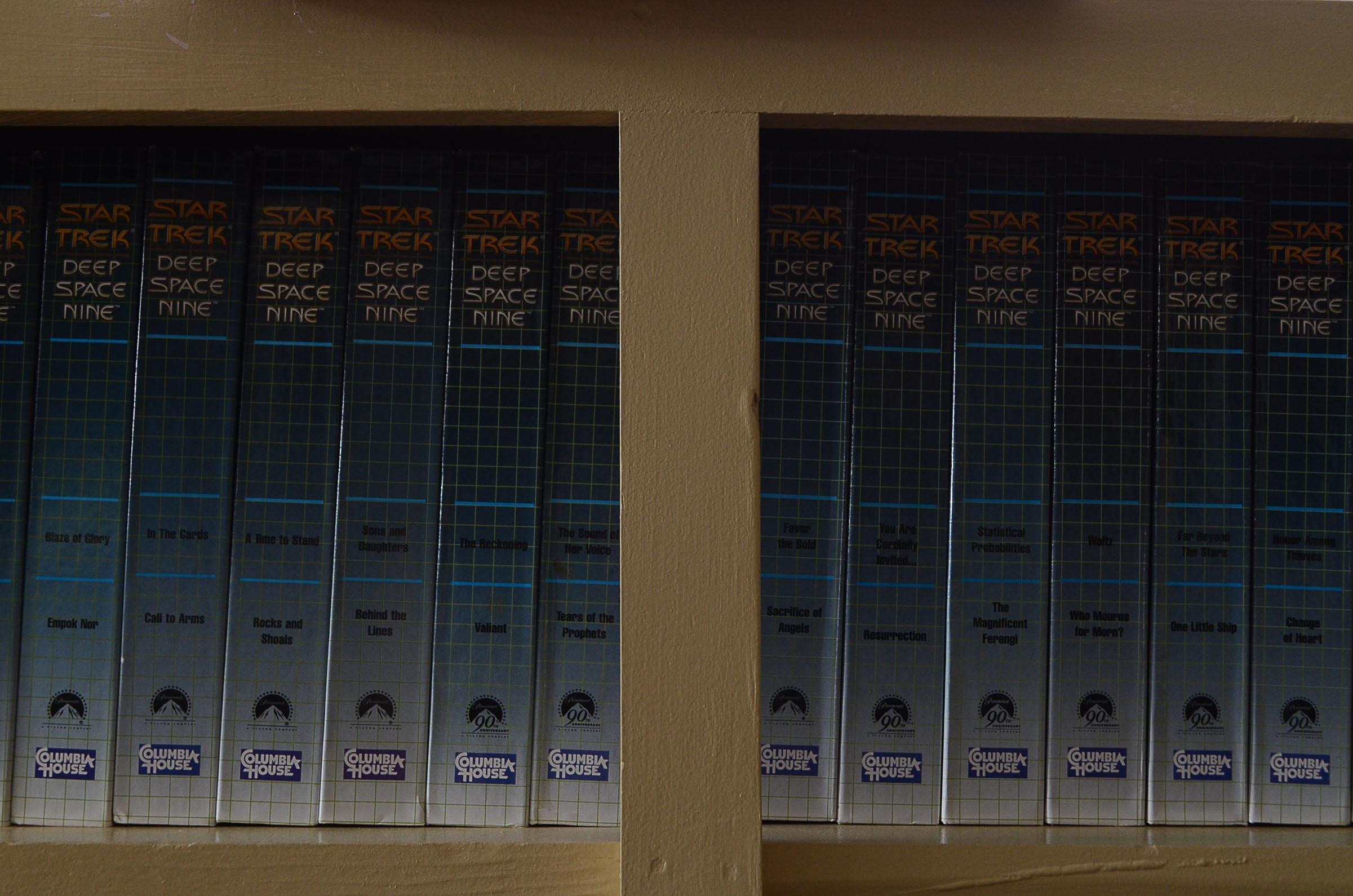 Collection of "Star Trek: Deep Space Nine" VHS Tapes