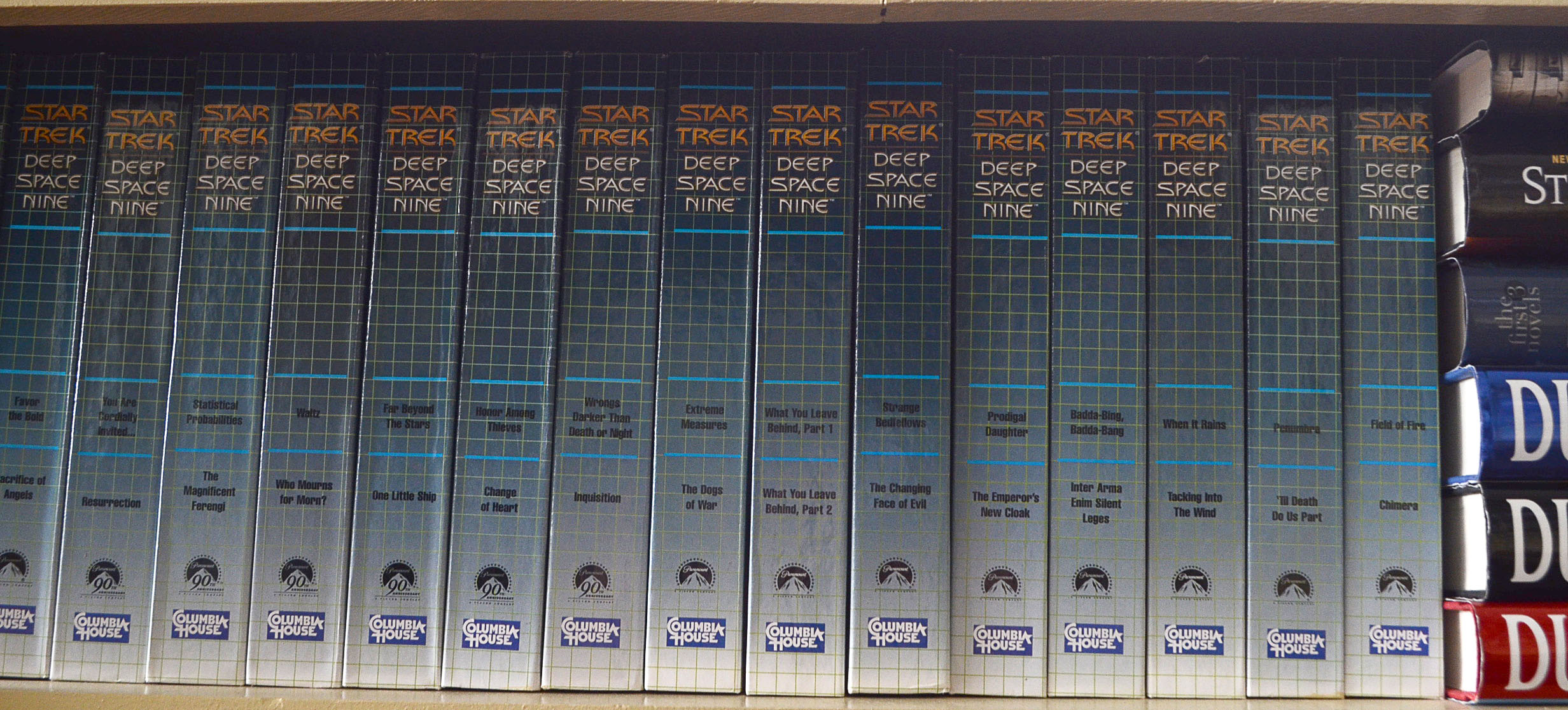 Collection of "Star Trek: Deep Space Nine" VHS Tapes