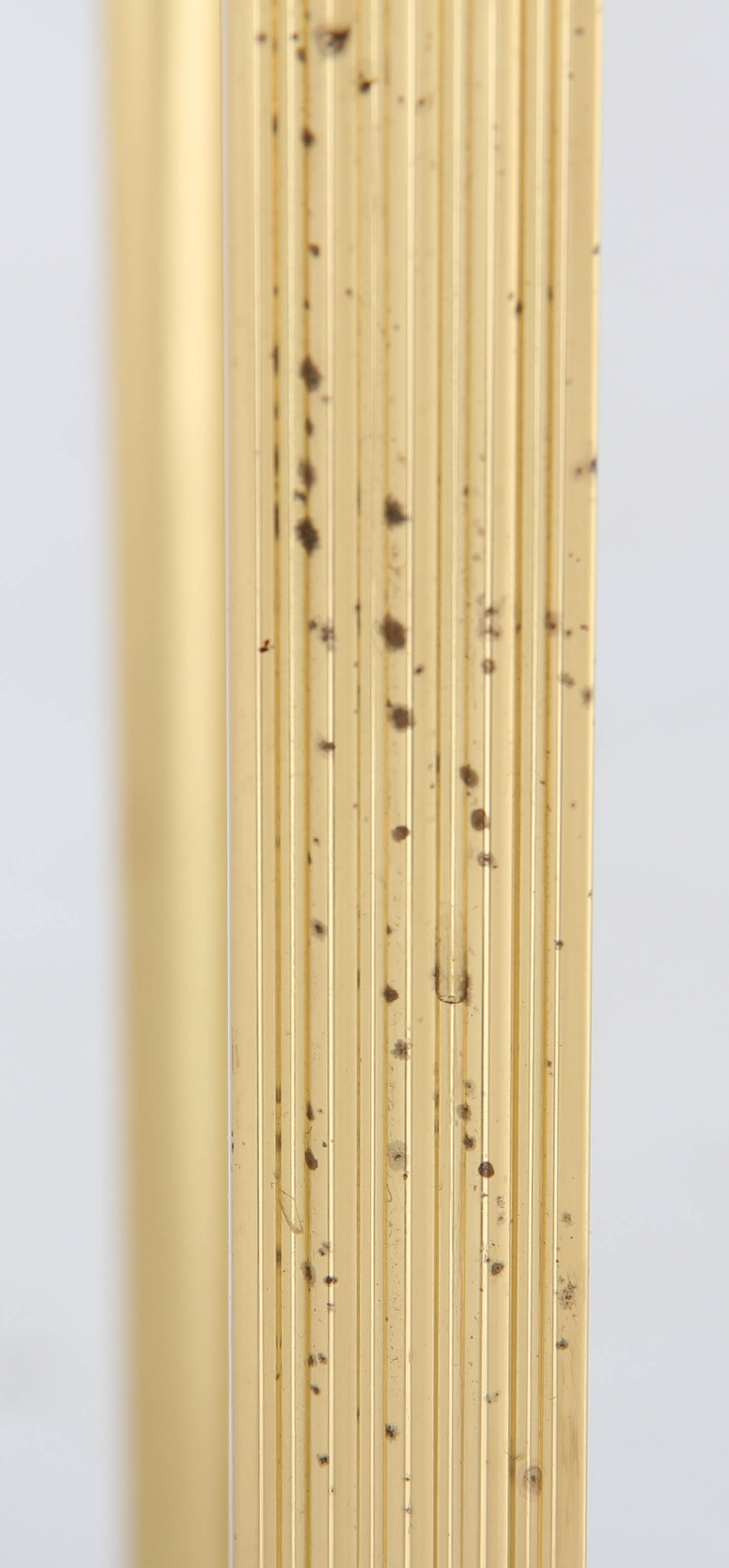 Brass Plant Stand with Glass Top