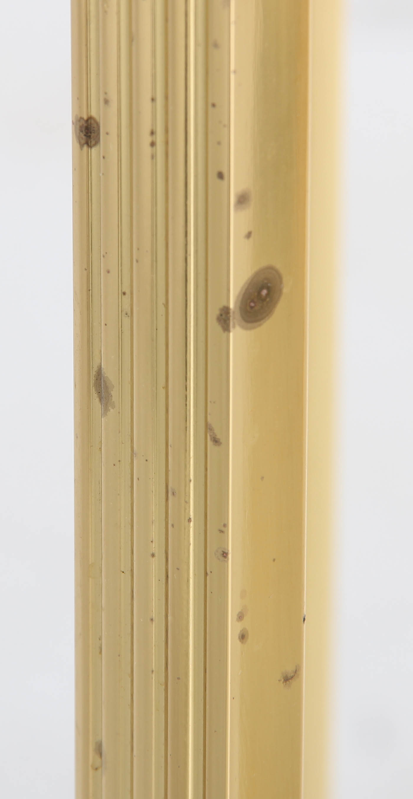 Brass Plant Stand with Glass Top