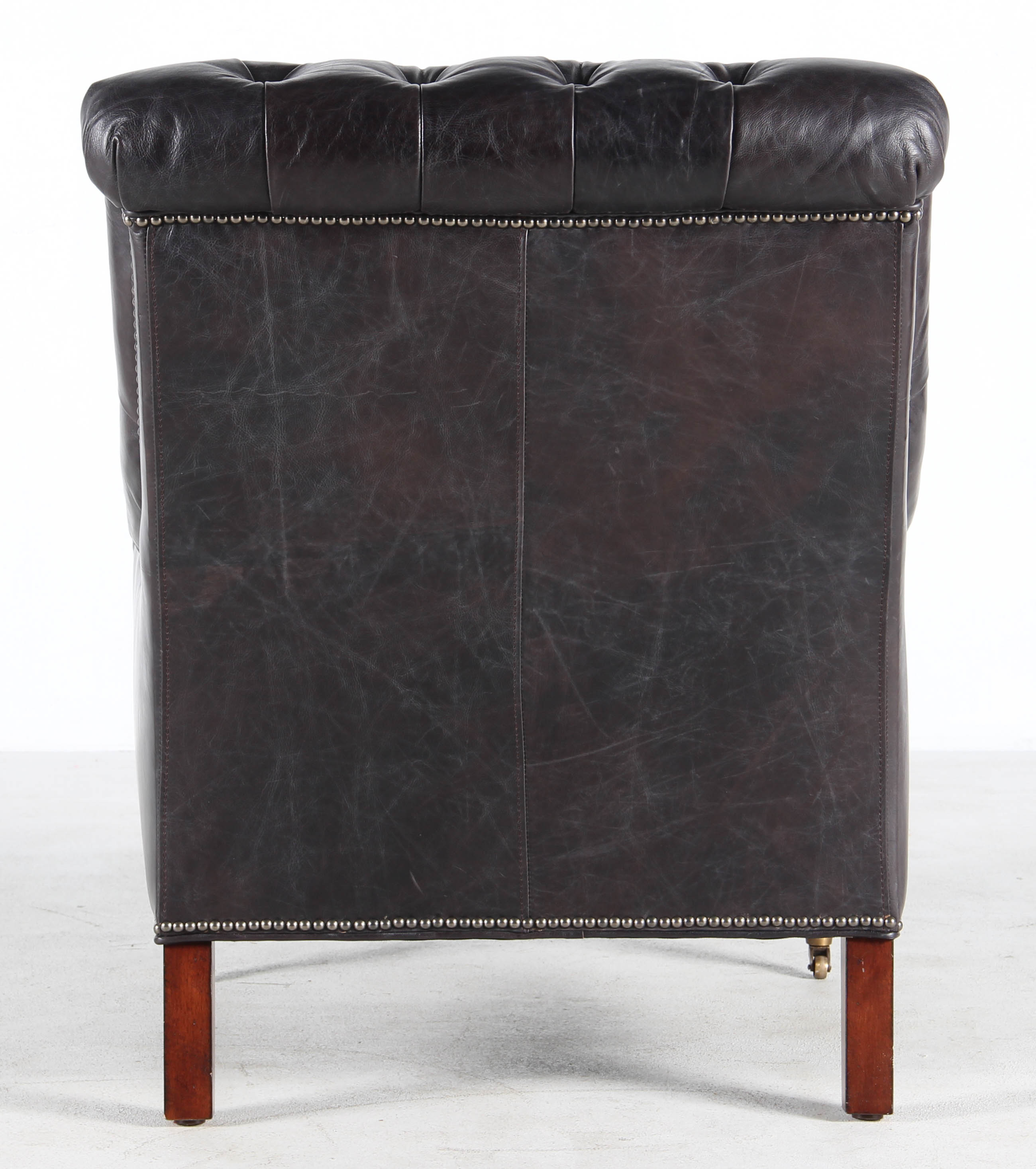 Henredon Tufted Leather Chair