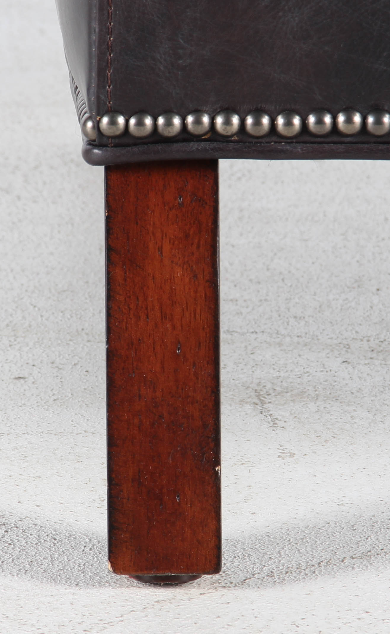 Henredon Tufted Leather Chair