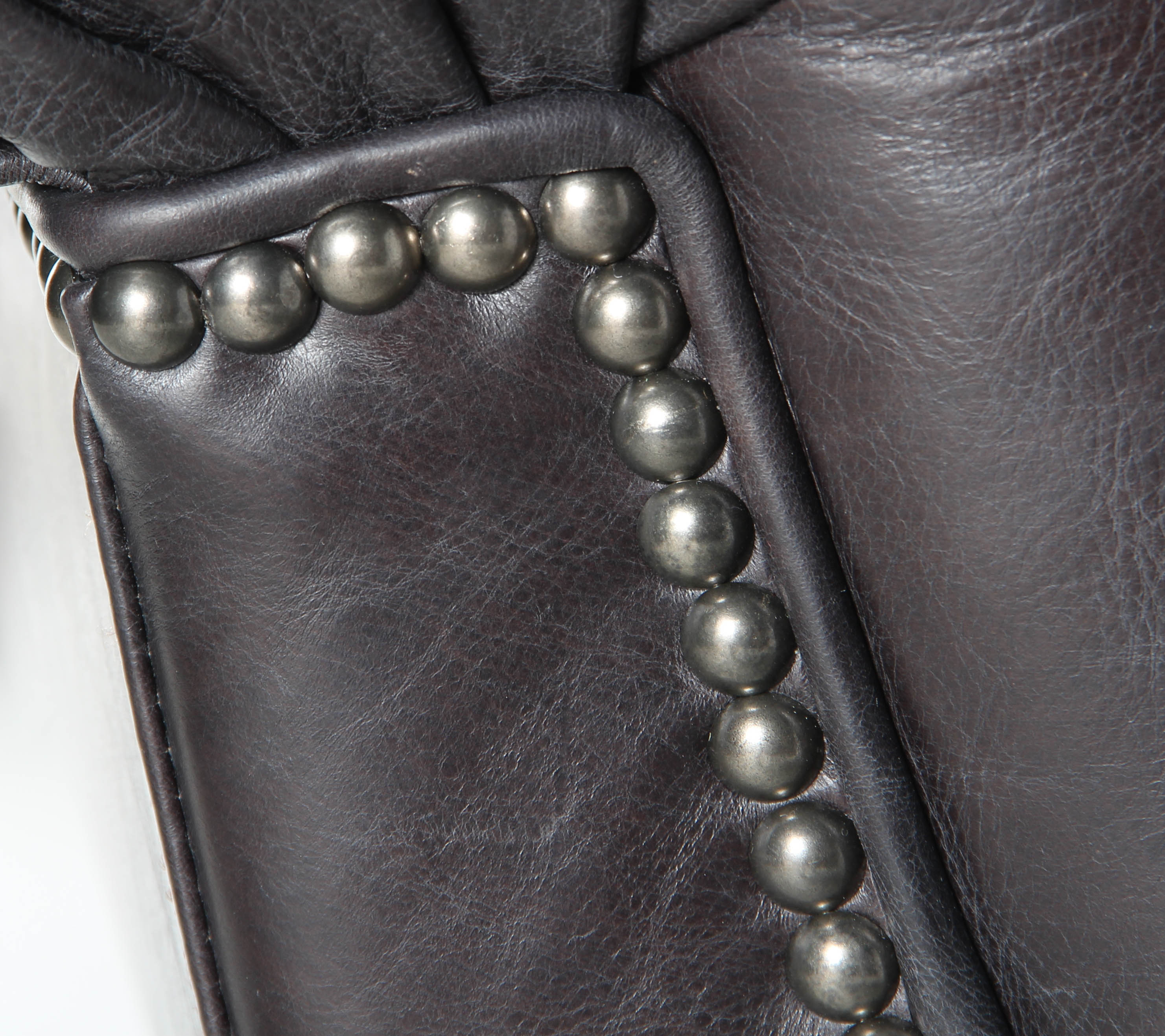 Henredon Tufted Leather Chair