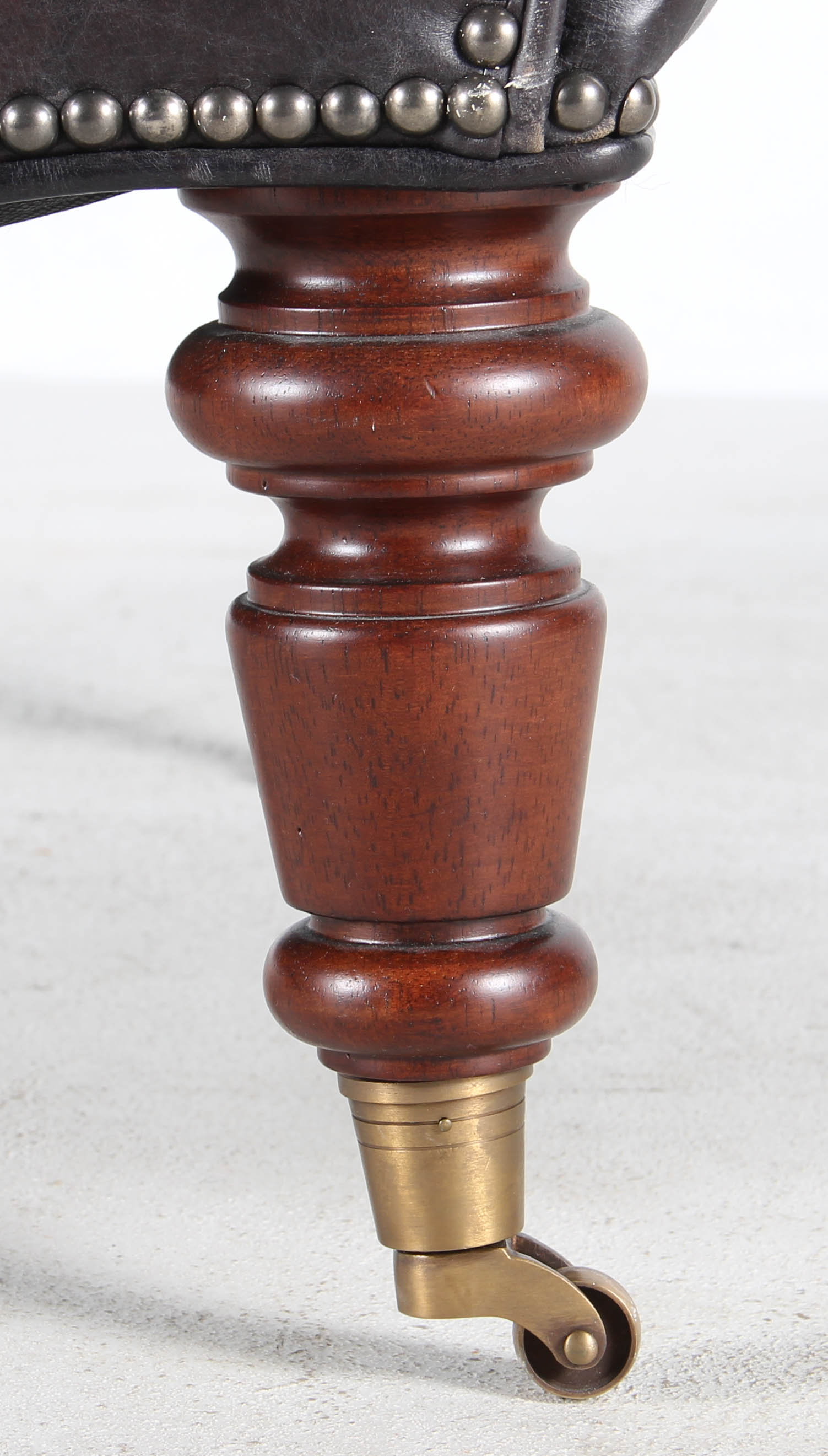 Henredon Tufted Leather Chair