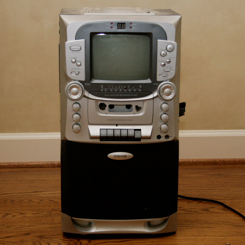 Craig Karaoke Machine with  TV & Radio