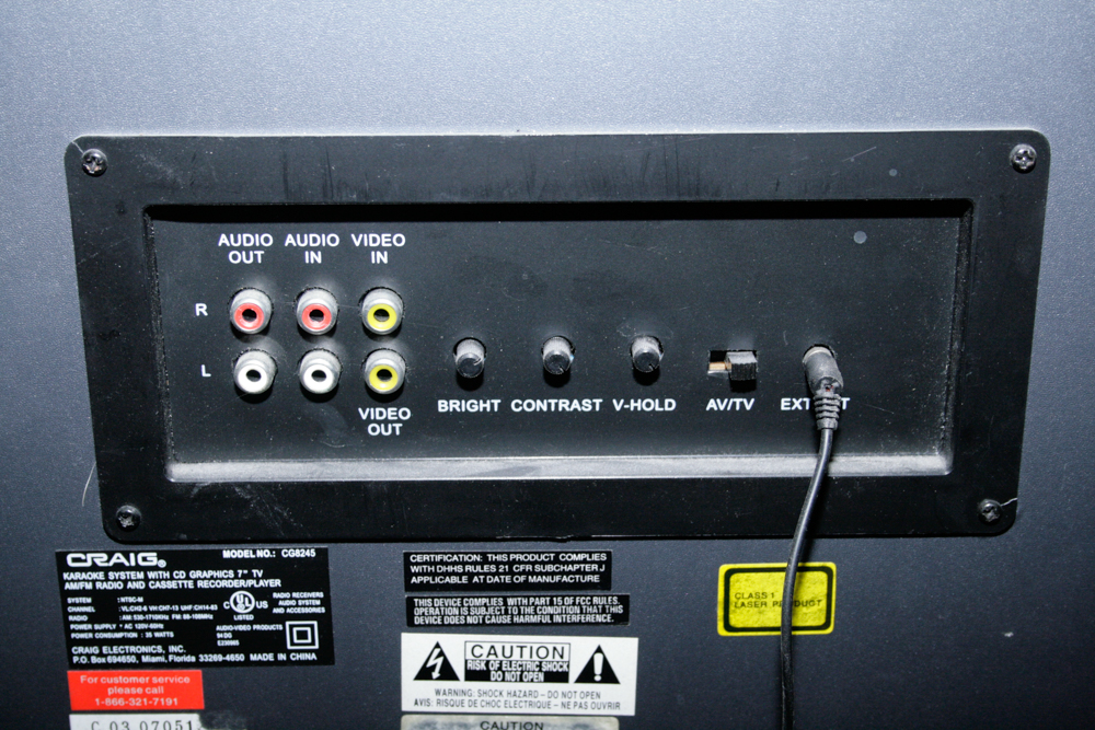 Craig Karaoke Machine with  TV & Radio