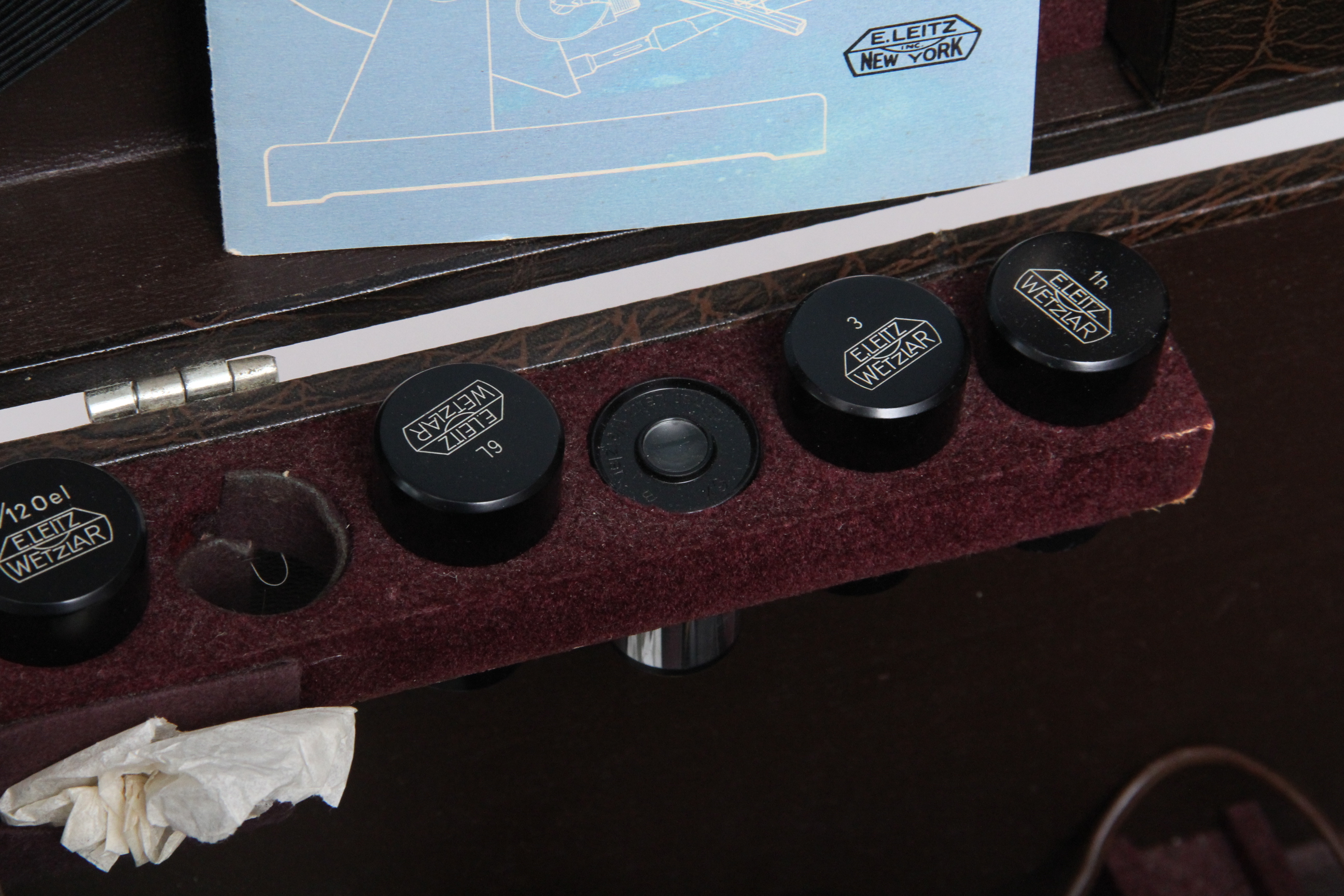 Vintage Ernst Leitz Wetzlar Microscope with Case