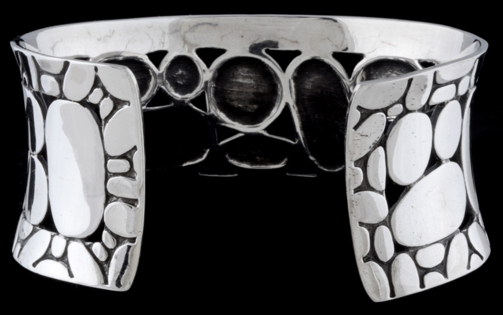 John Hardy Kali Sterling Silver Openwork Wide Cuff