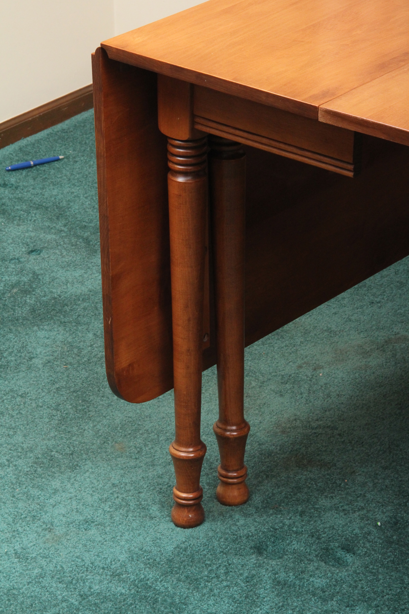 Vintage Tell City Chair Company Maple Drop Leaf Dining Table