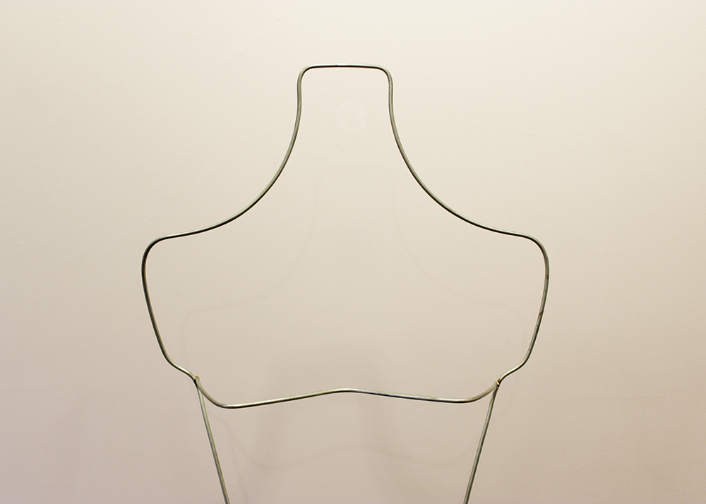 Modern Sculptural Wire Female Manikin