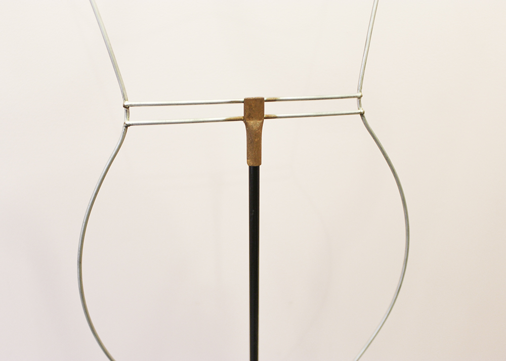 Modern Sculptural Wire Female Manikin