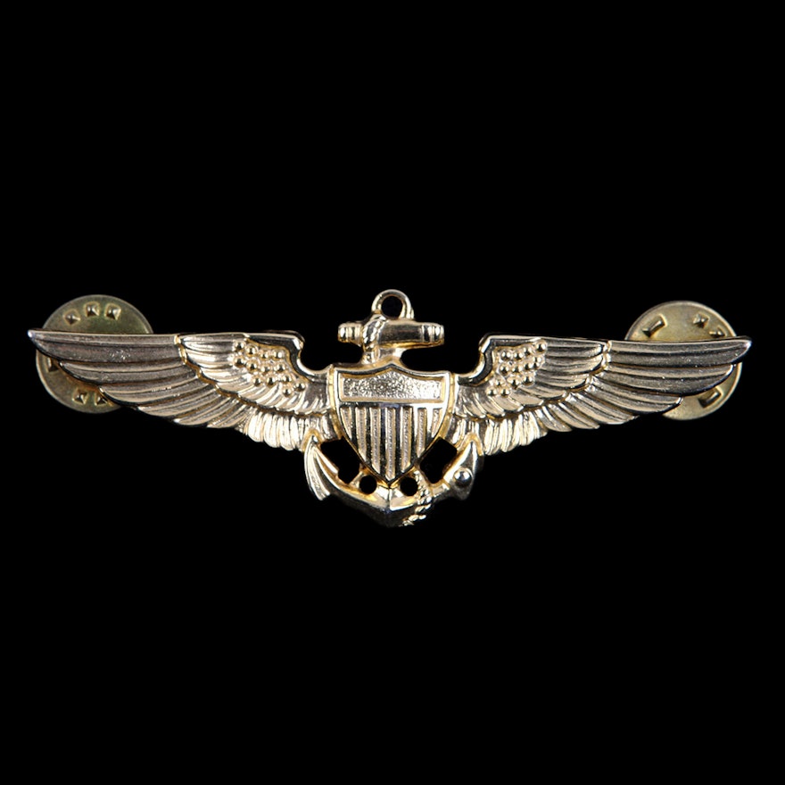 Colonel Ed McMahon's Naval Aviator Insignia and Wings