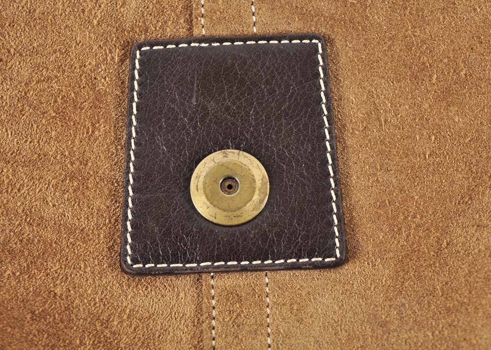 Suede Coach Hobo Bag