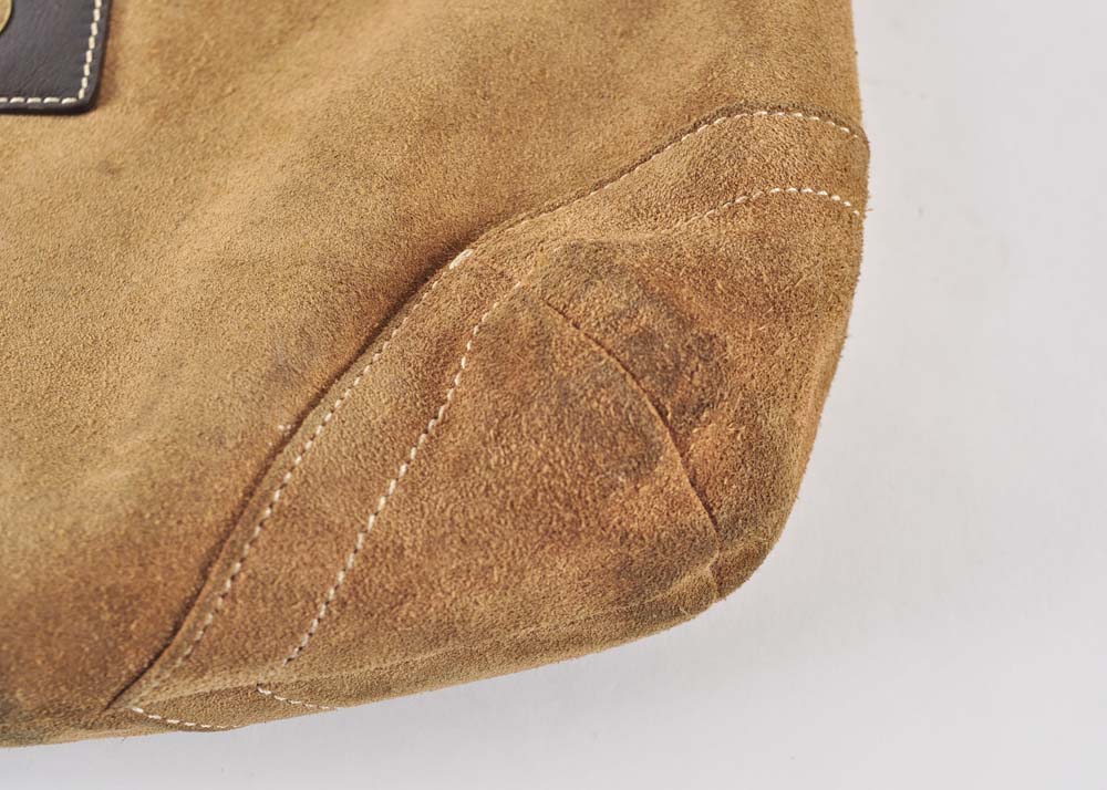 Suede Coach Hobo Bag