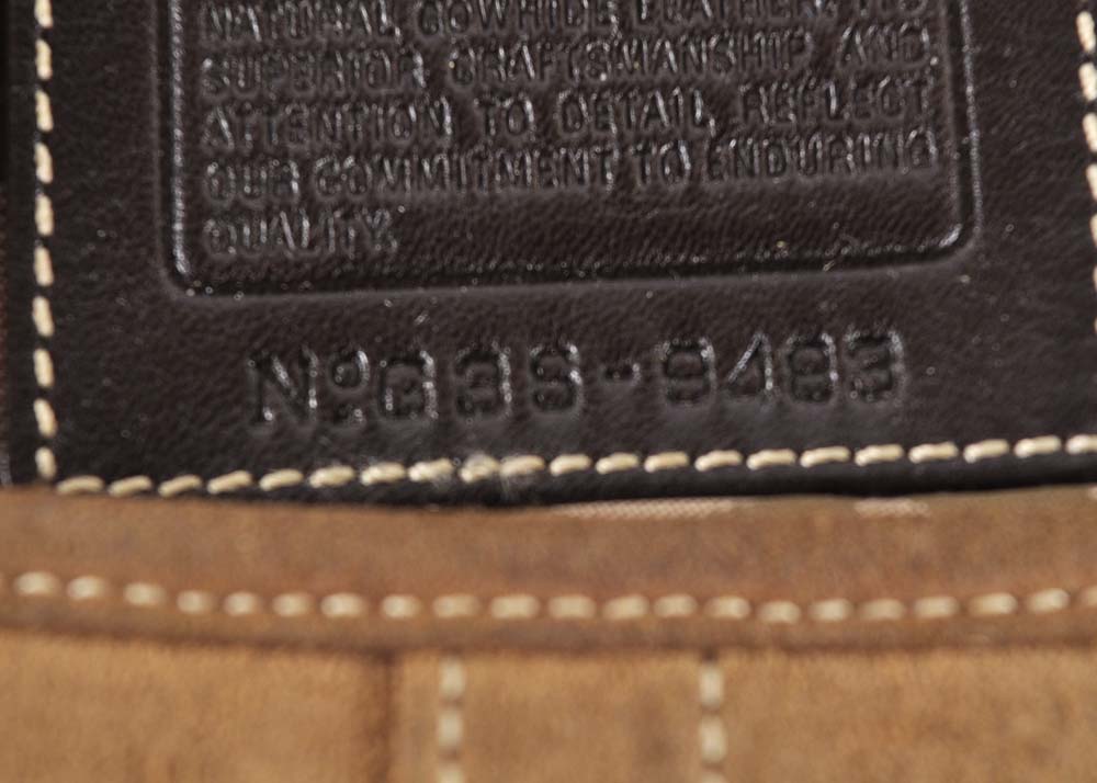 Suede Coach Hobo Bag