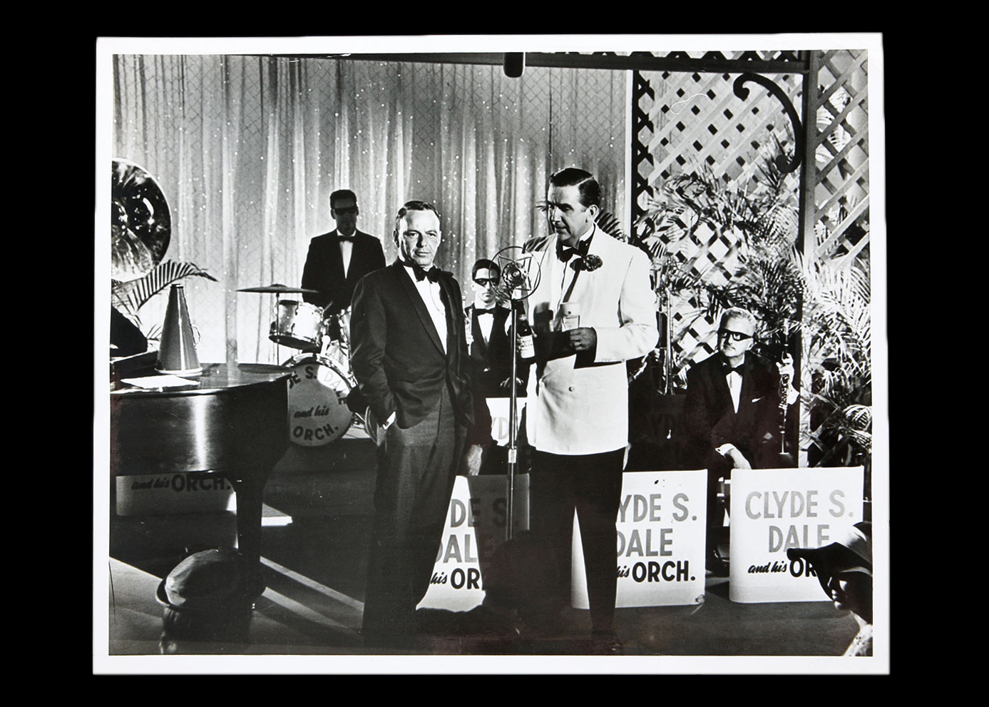Silver Gelatin Print of Ed McMahon with Frank Sinatra