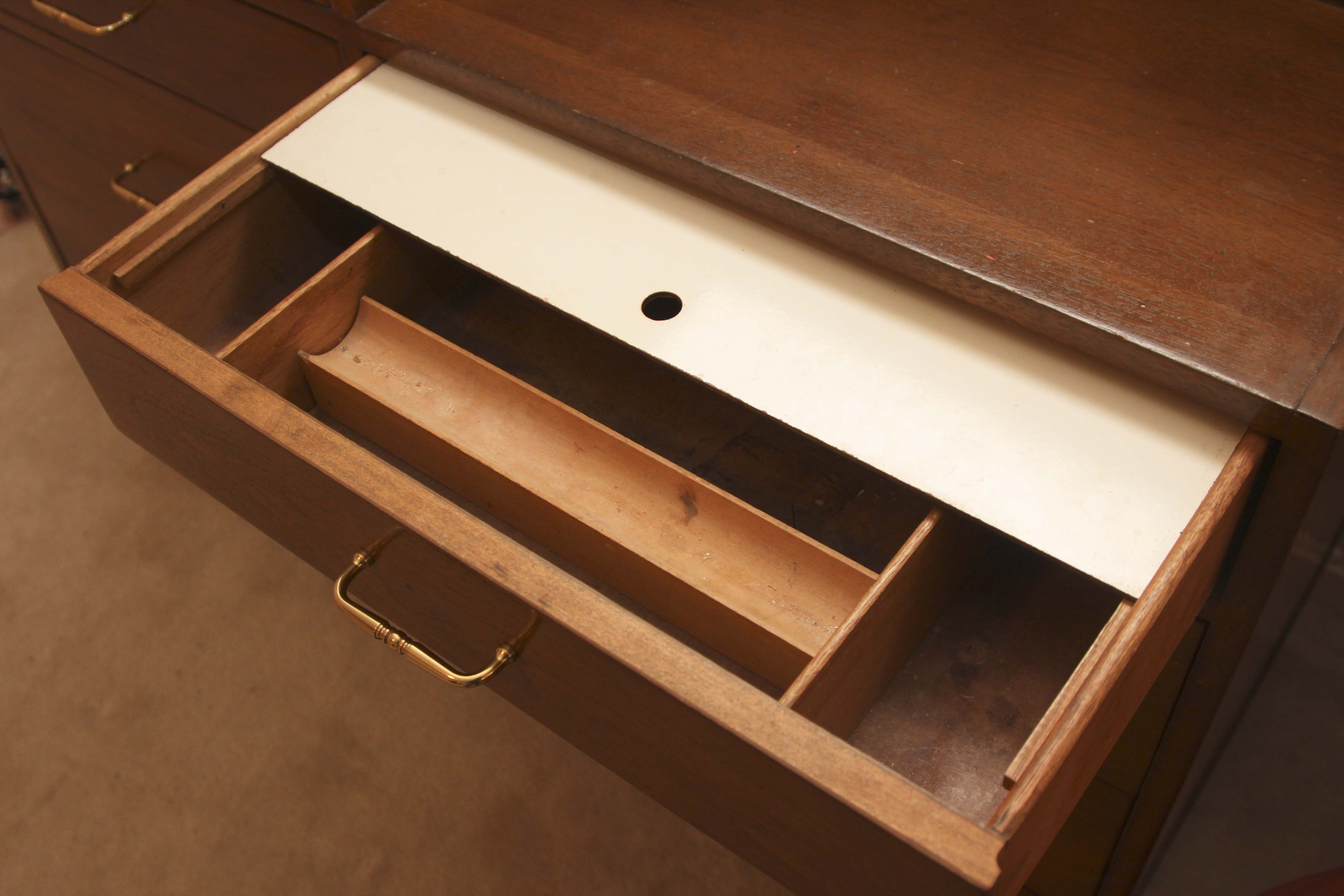 Drexel Mid Century Modern "Biscayne" Dresser with Hidden Vanity