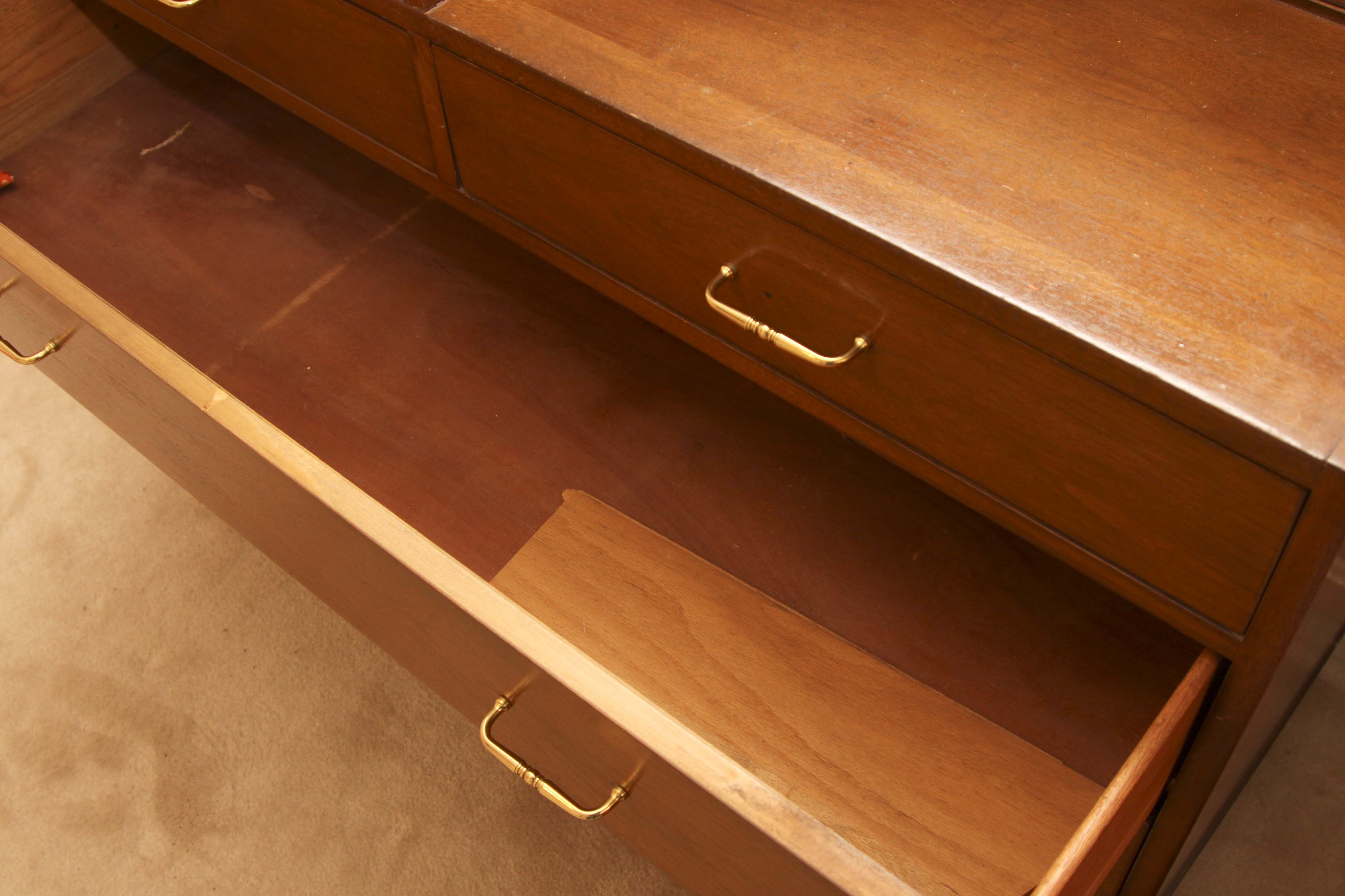 Drexel Mid Century Modern "Biscayne" Dresser with Hidden Vanity