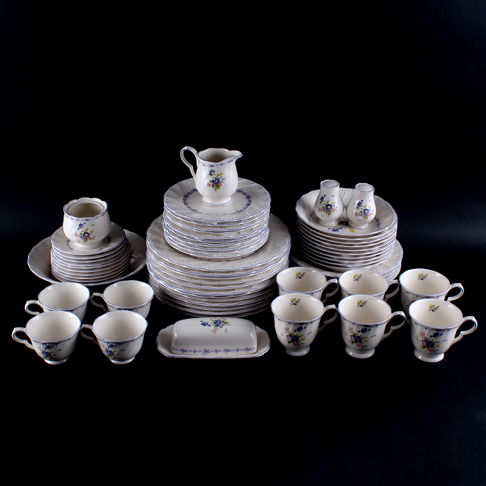 "Blue Peony" by Nikko China Set