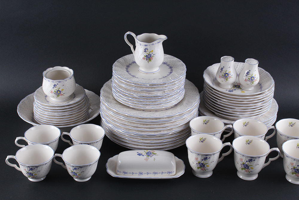 "Blue Peony" by Nikko China Set