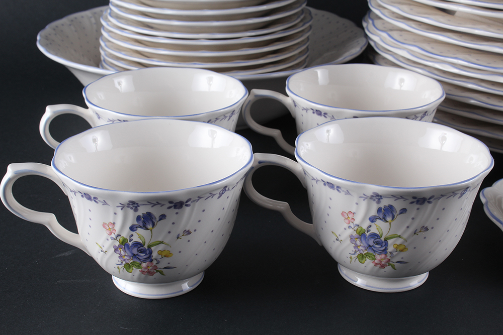 "Blue Peony" by Nikko China Set