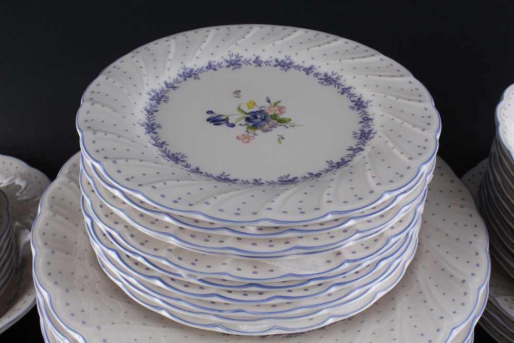 "Blue Peony" by Nikko China Set