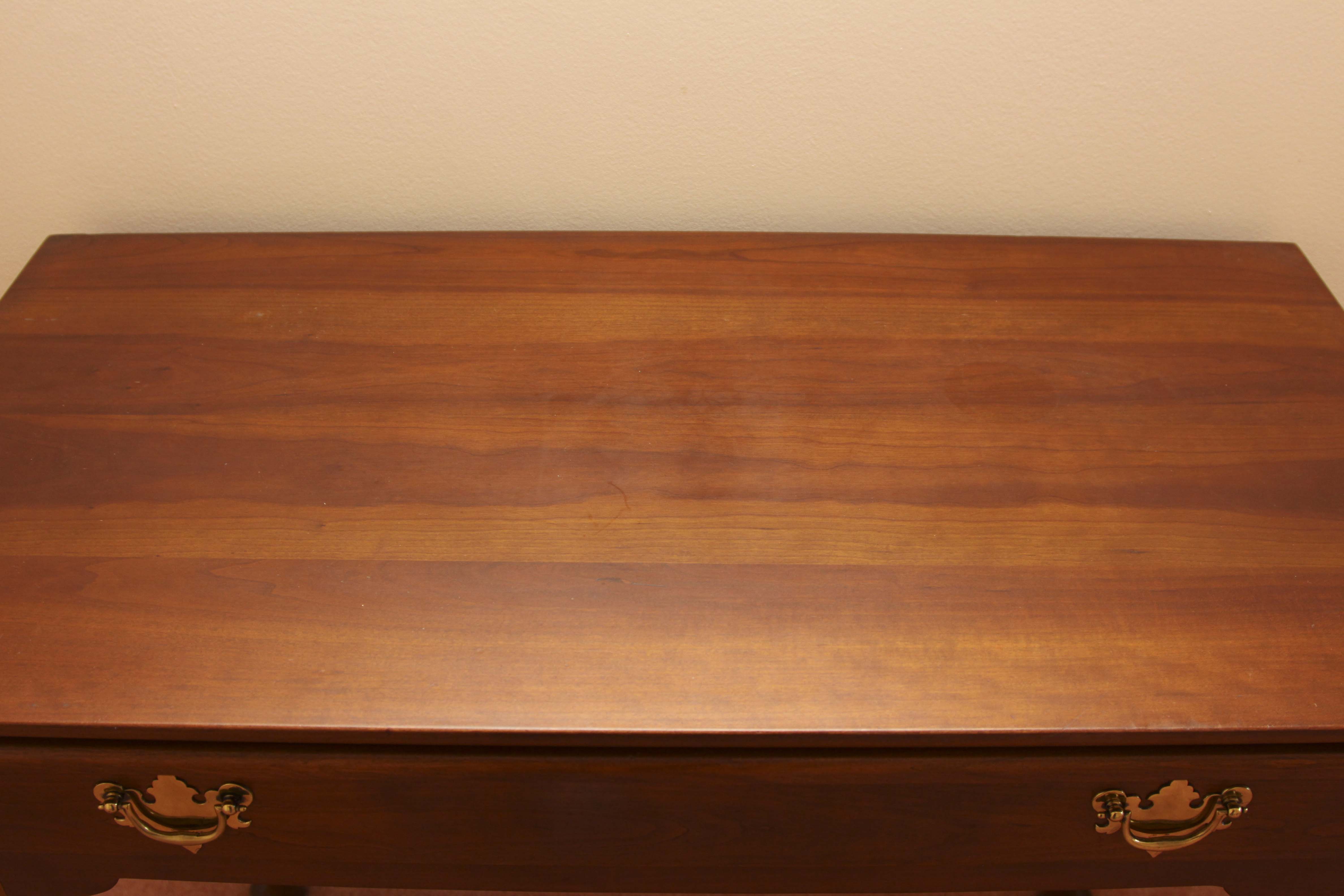 Stickley Fold-Over Top Game Table with Drawer