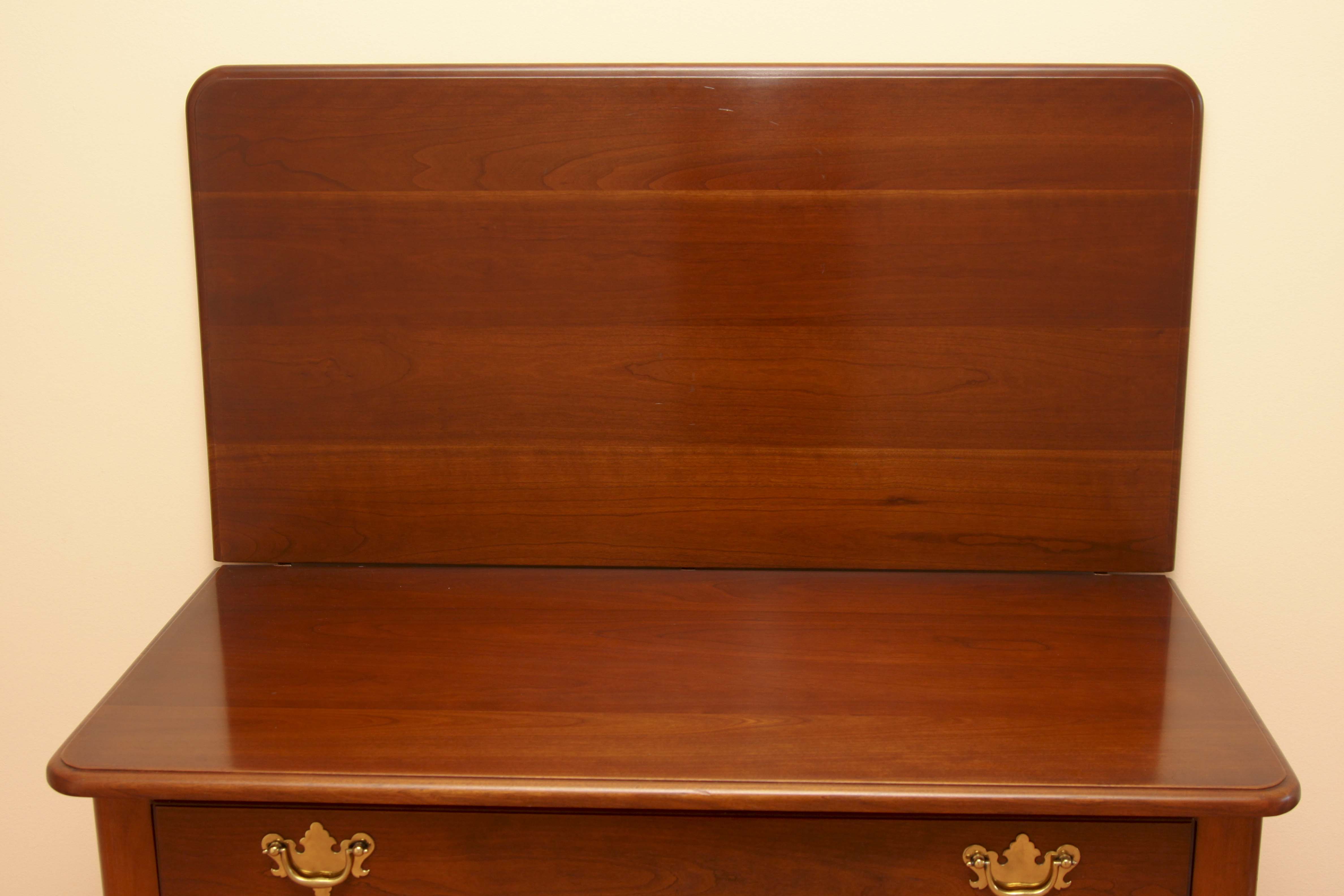 Stickley Fold-Over Top Game Table with Drawer