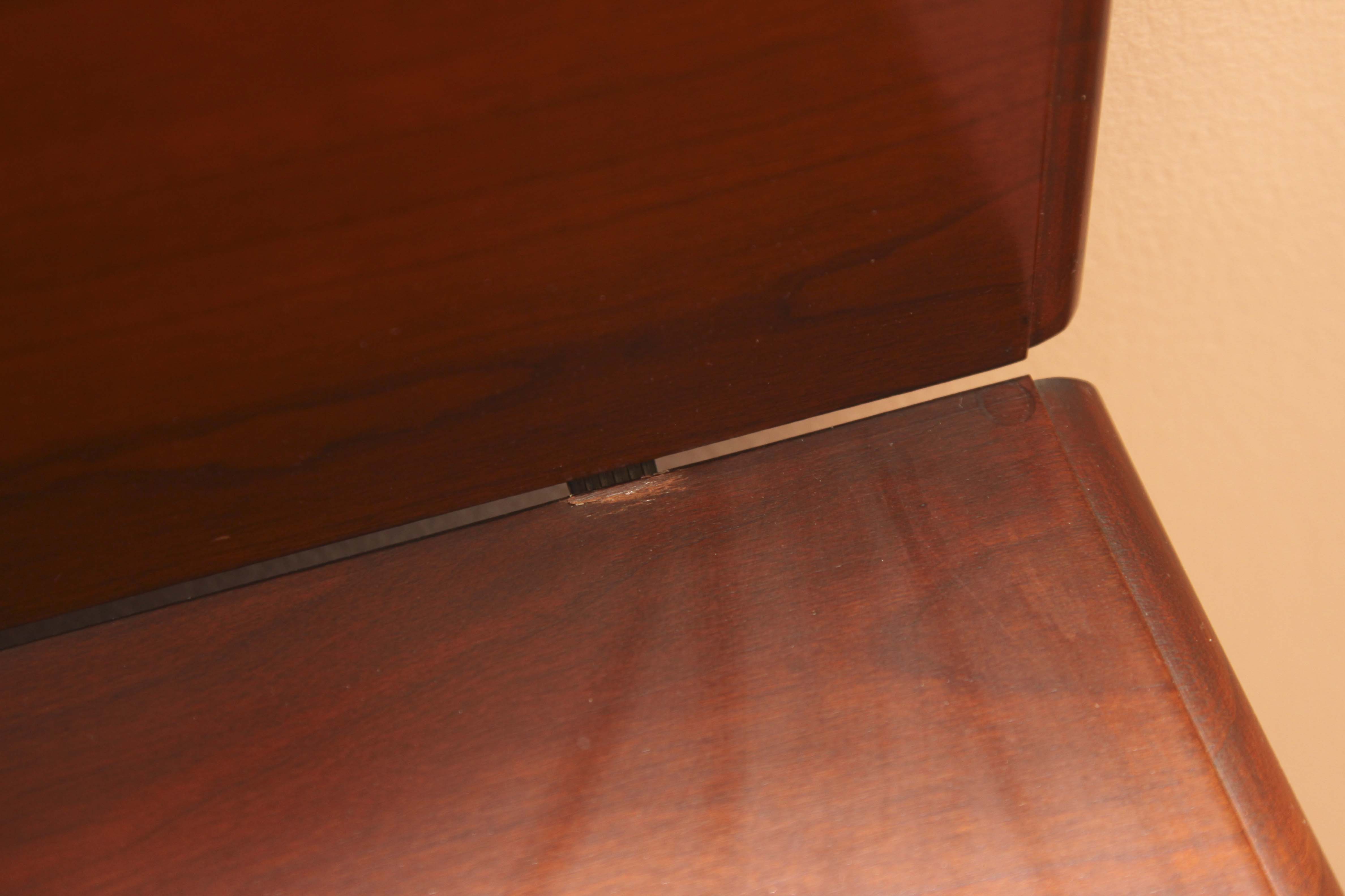 Stickley Fold-Over Top Game Table with Drawer