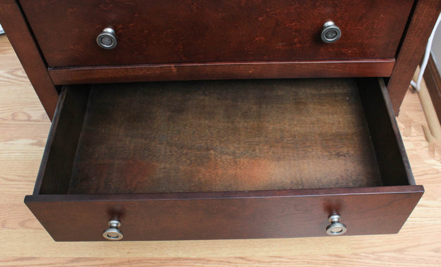 End Table With Three Drawers