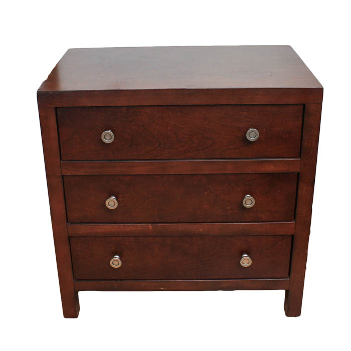 End Table With Three Drawers